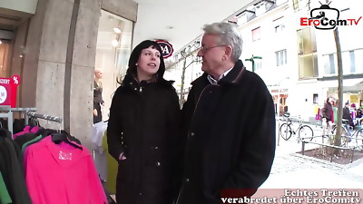 Aged User Helmut picks up German teenager on the street and pulverizes her