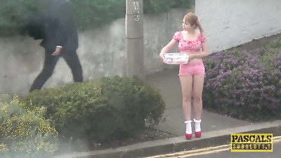 Hardfucked lil' subslut Cherry English bashed by master